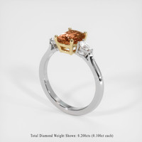 1.59 Ct. Sapphire Ring, 14K Yellow & White 2