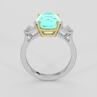 3.26 Ct. Emerald Ring, 18K Yellow & White 3