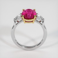 3.20 Ct. Gemstone Ring, 18K Yellow & White 3