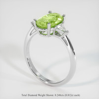 1.82 Ct. Gemstone Ring, Platinum 950 2