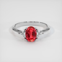 1.51 Ct. Ruby Ring, Platinum 950 1