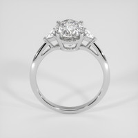 3.35 Ct. White Sapphire Ring, Platinum 950 3