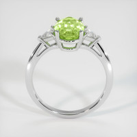 1.82 Ct. Green Tourmaline Ring, 10K White Gold 3