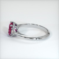 1.68 Ct. Purplish Red Ruby Ring, 10K White Gold 4