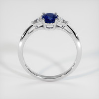 1.40 Ct. Blue Sapphire Ring, 14K White Gold 3