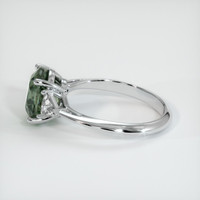 2.93 Ct. Sapphire Ring, 14K White Gold 4