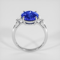 4.99 Ct. Blue Sapphire Ring, 18K White Gold 3