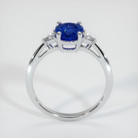 1.99 Ct. Blue Sapphire Ring, 18K White Gold 3