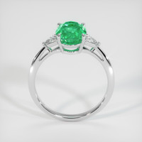 1.72 Ct. Emerald Ring, 18K White Gold 3