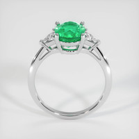 1.98 Ct. Emerald Ring, 18K White Gold 3