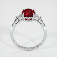 2.35 Ct. Ruby Ring, 18K White Gold 3