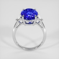 5.52 Ct. Blue Sapphire Ring, 18K White Gold 3