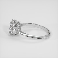 3.35 Ct. White Sapphire Ring, 18K White Gold 4