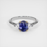 1.61 Ct. Color Change Sapphire Ring, 14K Yellow & White 1