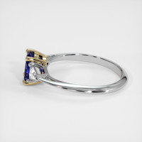 1.61 Ct. Color Change Sapphire Ring, 14K Yellow & White 4