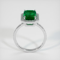 3.16 Ct. Emerald Ring, Platinum 950 3