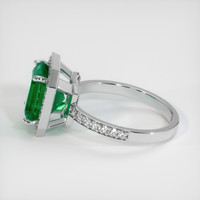 2.94 Ct. Emerald Ring, Platinum 950 4