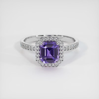 1.52 Ct. Color Change Sapphire Ring, Platinum 950 1