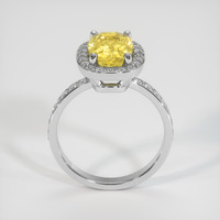 2.35 Ct. Sapphire Ring, 18K White Gold 3