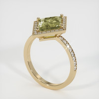 3.20 Ct. Sapphire Ring, 14K Yellow Gold 2