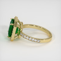2.68 Ct. Emerald Ring, 18K Yellow Gold 4