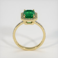1.79 Ct. Emerald Ring, 18K Yellow Gold 3