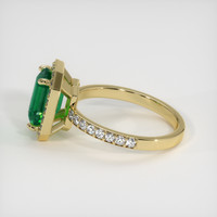 1.79 Ct. Emerald Ring, 18K Yellow Gold 4