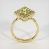 3.20 Ct. Sapphire Ring, 18K Yellow Gold 3