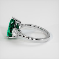 3.23 Ct. Emerald Ring, Platinum 950 4