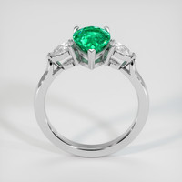 1.69 Ct. Emerald Ring, Platinum 950 3