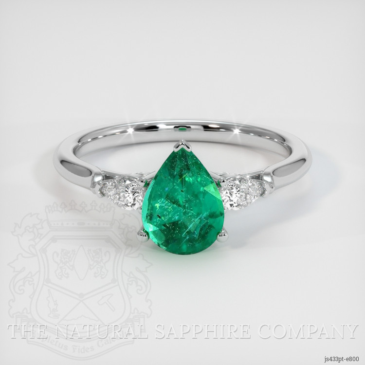 Emerald Ring 0.97 Ct. Platinum 950 | The Natural Emerald Company