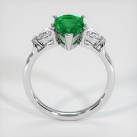 1.38 Ct. Emerald Ring, Platinum 950 3