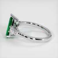 1.38 Ct. Emerald Ring, Platinum 950 4