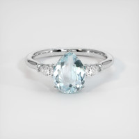 1.35 Ct. Gemstone Ring, Platinum 950 1