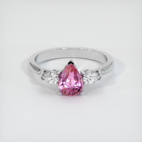 0.78 Ct. Sapphire Ring, Platinum 950 1