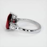 4.03 Ct. Ruby Ring, Platinum 950 4