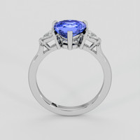 2.00 Ct. Blue Sapphire Ring, Platinum 950 3