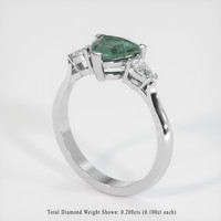 1.05 Ct. Sapphire Ring, Platinum 950 2