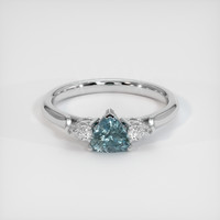 0.71 Ct. Sapphire Ring, Platinum 950 1