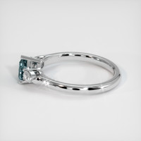 0.71 Ct. Sapphire Ring, Platinum 950 4