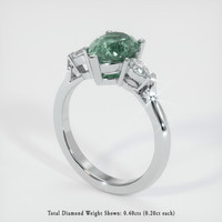 3.98 Ct. Sapphire Ring, Platinum 950 2