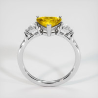1.54 Ct. Yellow Sapphire Ring, Platinum 950 3