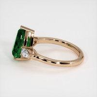 2.97 Ct. Emerald  Ring - 14K Rose Gold