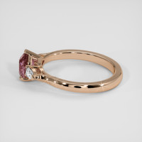 1.01 Ct. Pink Sapphire Ring, 14K Rose Gold 4