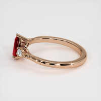 1.11 Ct. Ruby Ring, 18K Rose Gold 4