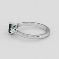 0.58 Ct. Alexandrite Ring, 10K White Gold 4