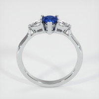 0.45 Ct. Sapphire Ring, 14K White Gold 3
