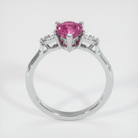 2.19 Ct. Pink Sapphire Ring, 14K White Gold 3