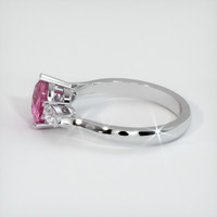 0.78 Ct. Sapphire Ring, 14K White Gold 4