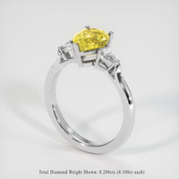 2.53 Ct. Sapphire Ring, 14K White Gold 2